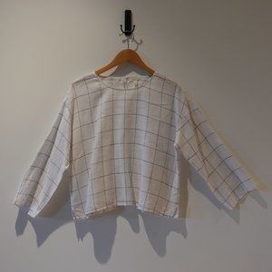 Eileen Fisher Plaid Top - Size S